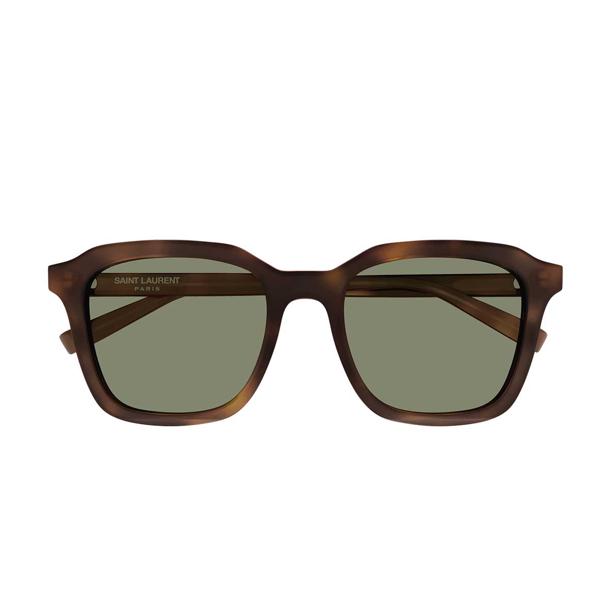 Saint Laurent Occhiali da Sole SL 457 008 Marrone/Verde Uomo