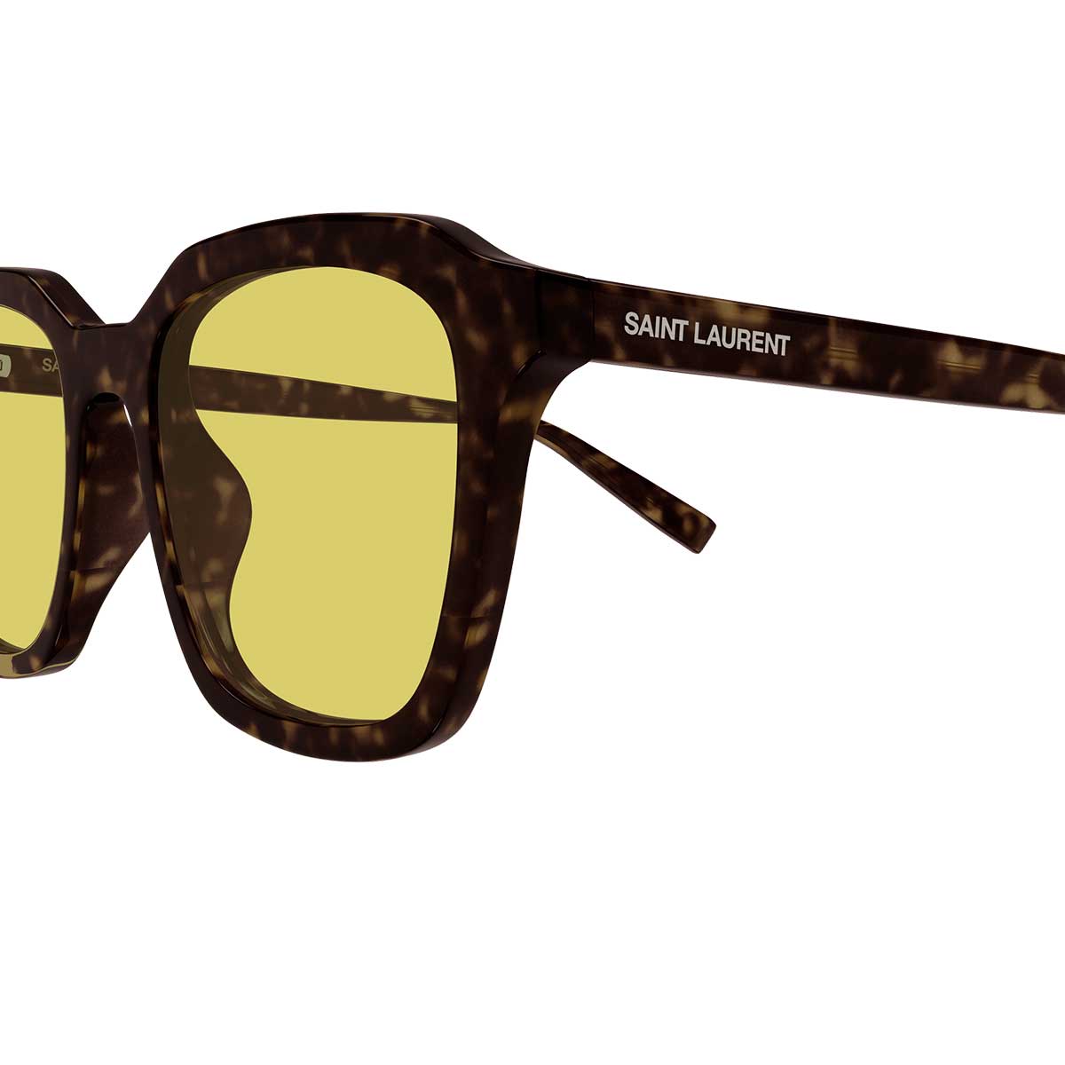 Saint Laurent Occhiali da Sole SL 457 009 Marrone/Giallo Uomo