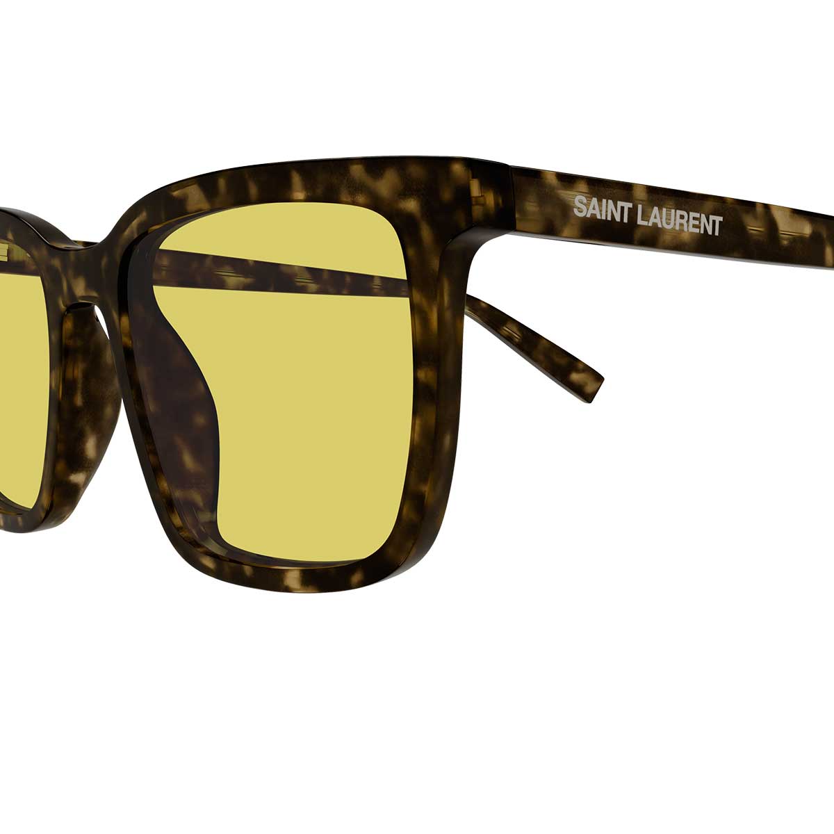 Saint Laurent Occhiali da Sole SL 500 008 Marrone/Giallo Uomo