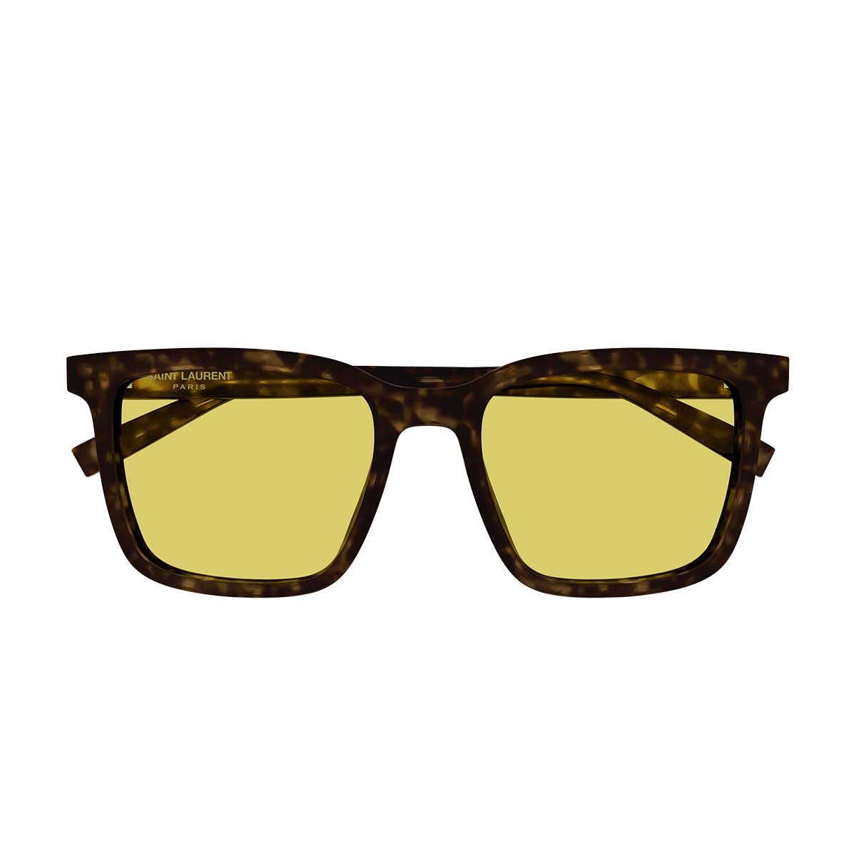 Saint Laurent Occhiali da Sole SL 500 008 Marrone/Giallo Uomo