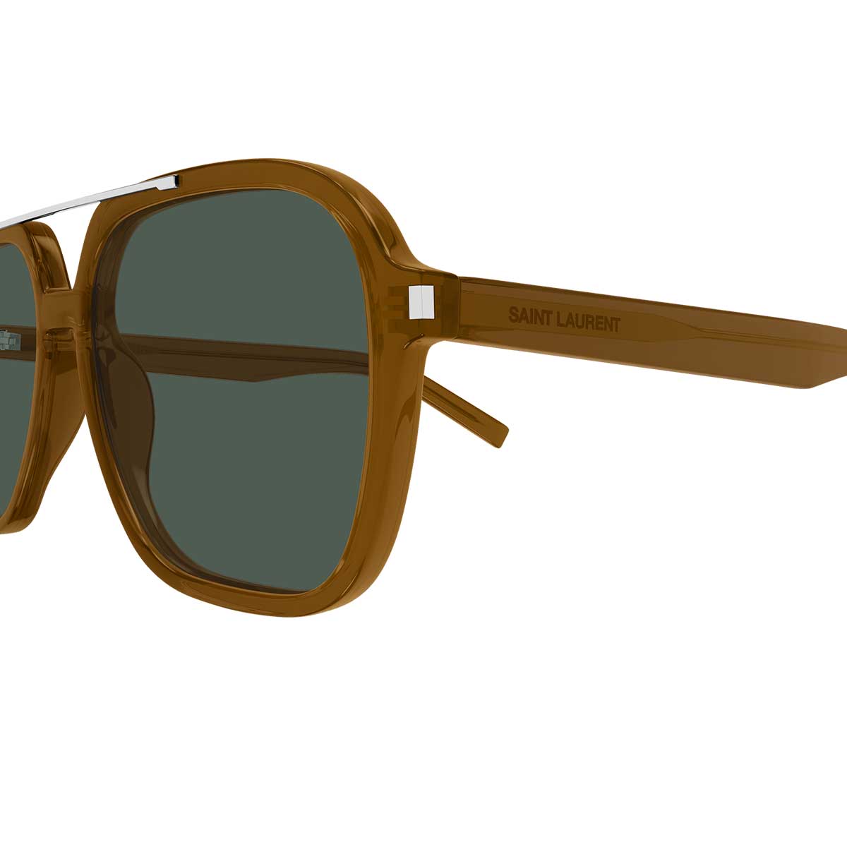 Saint Laurent Occhiali da Sole SL 545 004 Marrone/Verde Donna