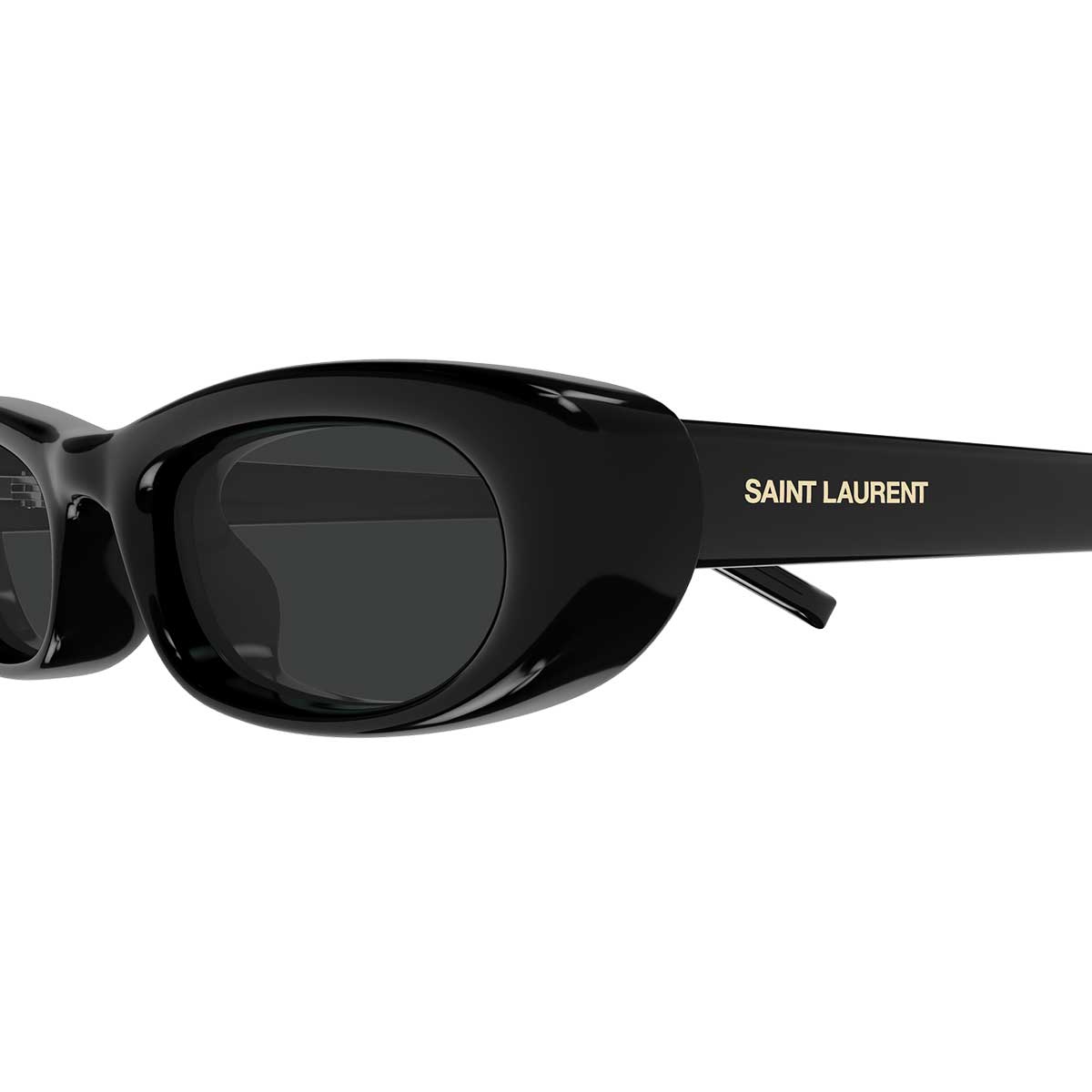 Saint Laurent Occhiali da Sole SL 557 SHADE PLUMP 001 Nero/Nero Donna 3