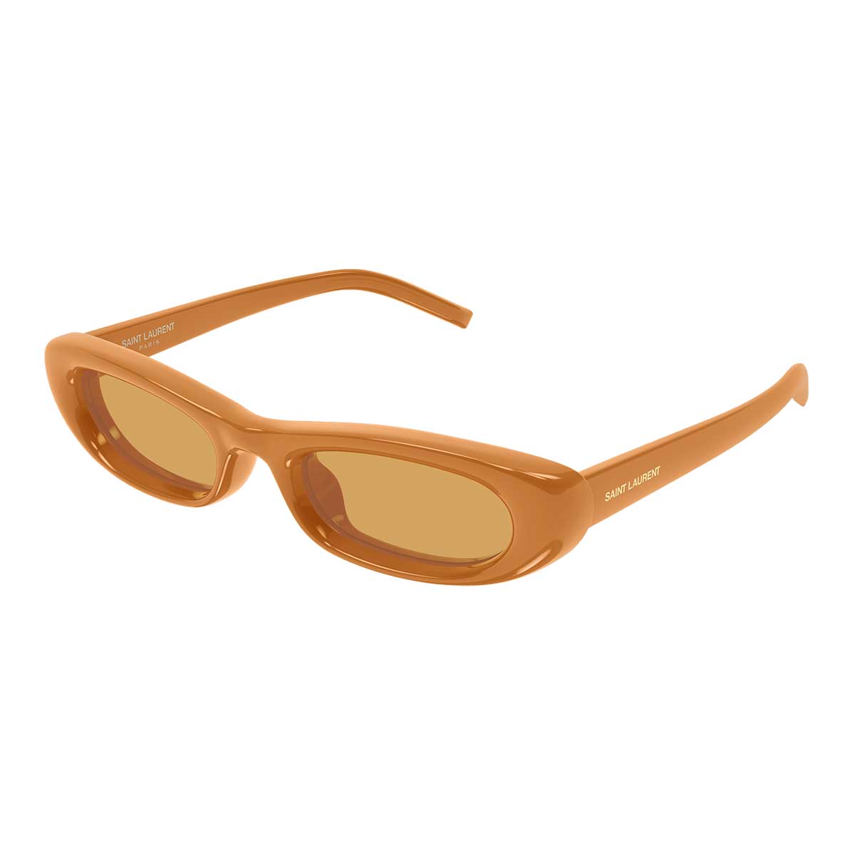 Saint Laurent Occhiali da Sole SL 557 SHADE PLUMP 005 Arancione/Arancione Donna 2