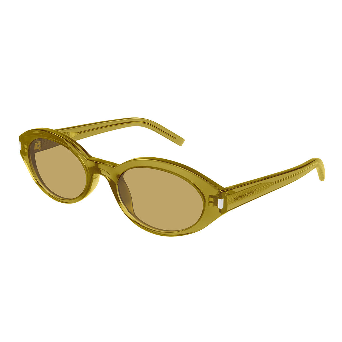Saint Laurent Occhiali da Sole SL 567 004 Verde/Marrone Unisex