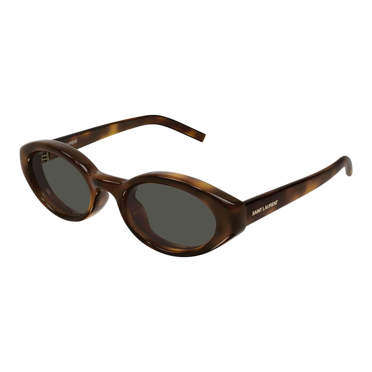 Saint Laurent Occhiali da Sole SL 567 PLUMP 002 Marrone/Grigio Donna 2