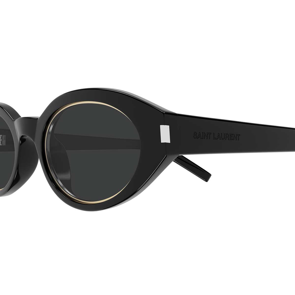 Saint Laurent Occhiali da Sole SL 567 RIM 004 Nero/Nero Donna 3