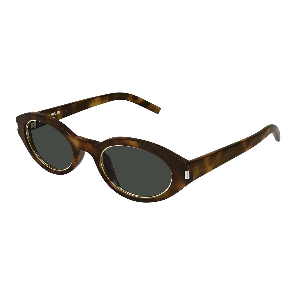 Saint Laurent Occhiali da Sole SL 567 RIM 006 Marrone/Grigio Donna 2