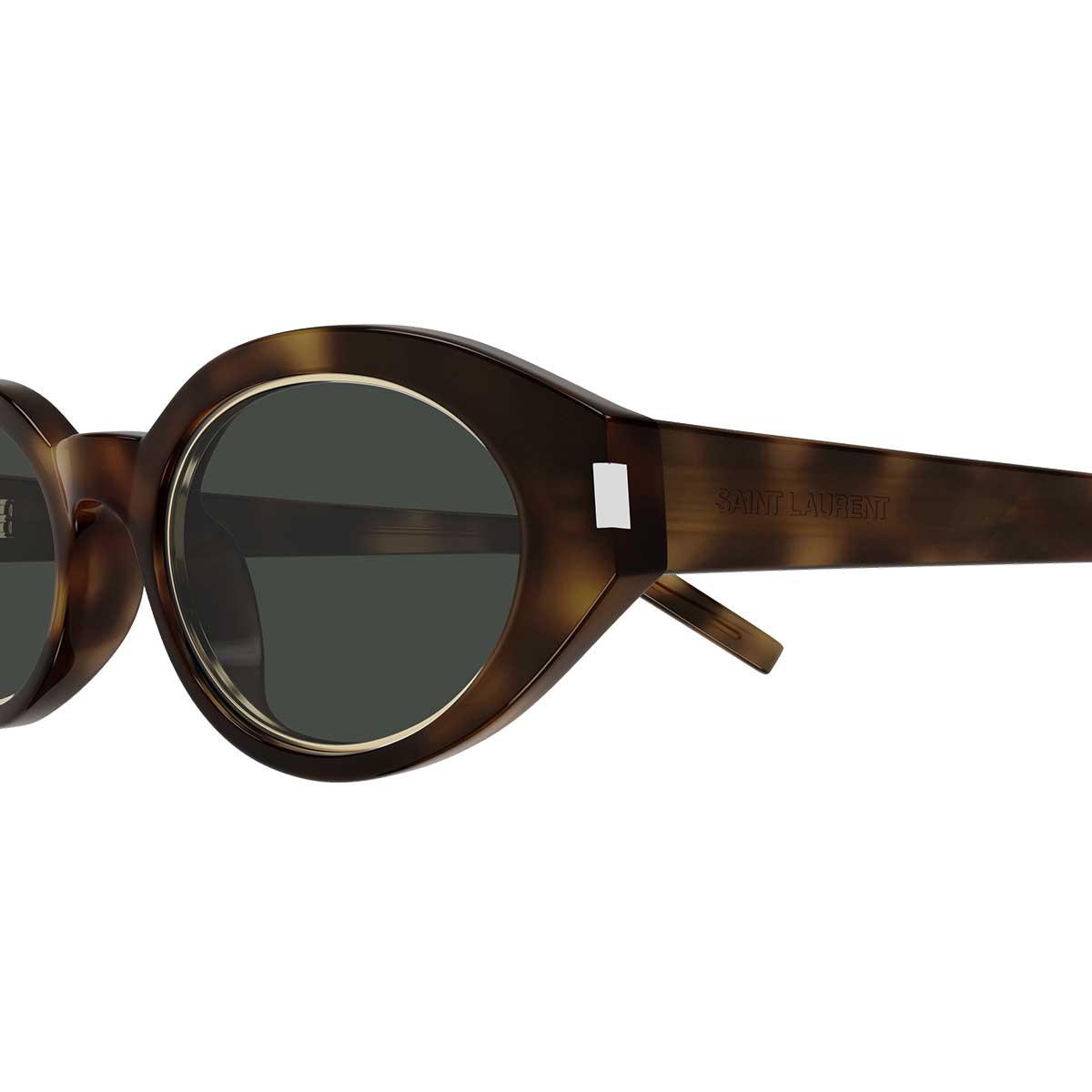 Saint Laurent Occhiali da Sole SL 567 RIM 006 Marrone/Grigio Donna 3