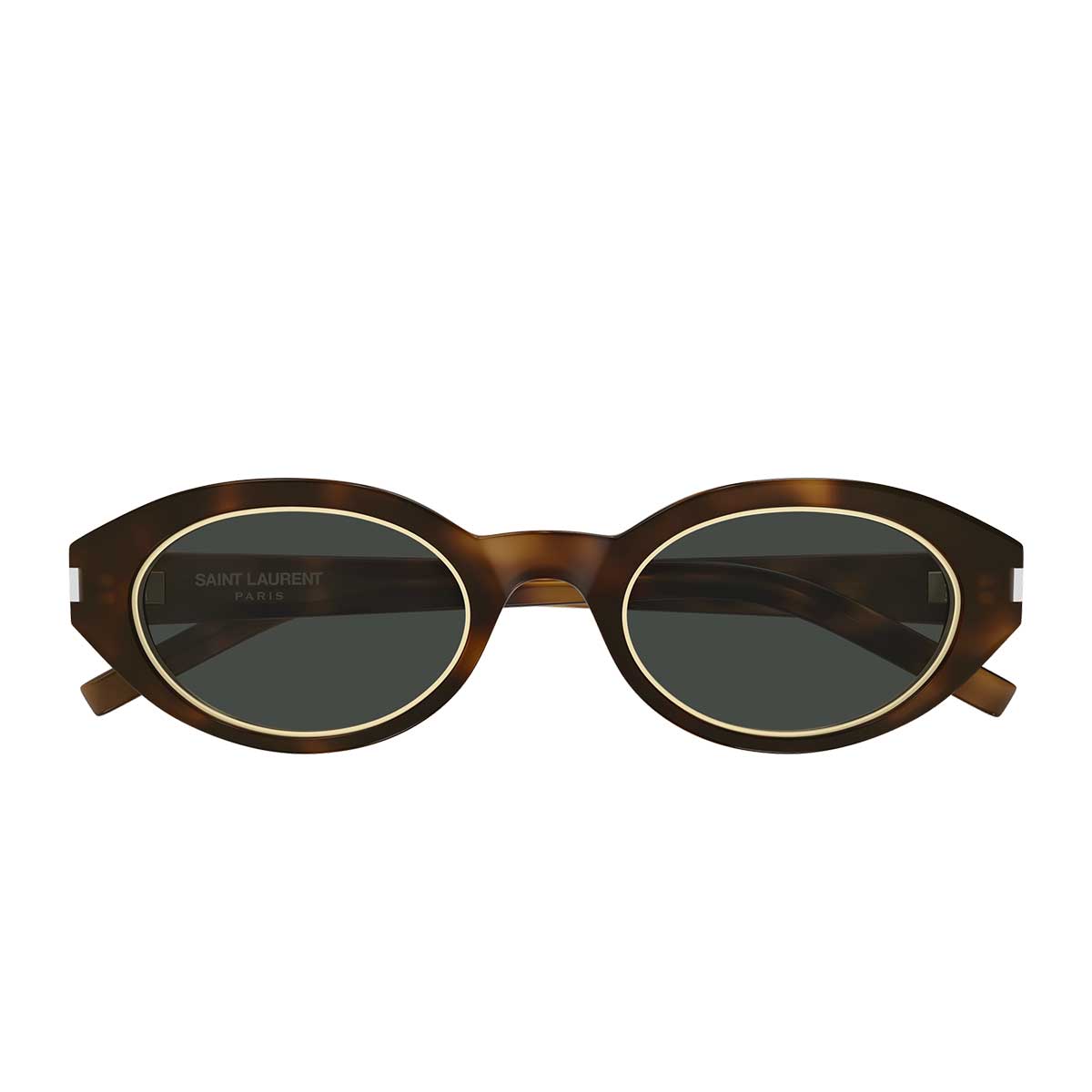 Saint Laurent Occhiali da Sole SL 567 RIM 006 Marrone/Grigio Donna