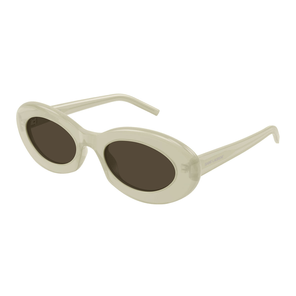 Saint Laurent Occhiali da Sole SL 594 011 Avorio/Marrone Donna