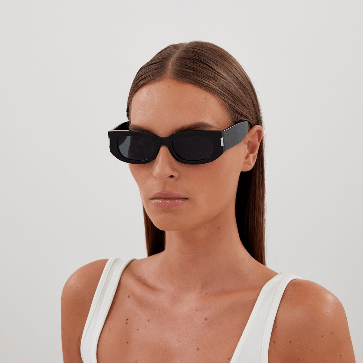 Saint Laurent Occhiali da Sole SL 697 001 Nero/Grigio Unisex