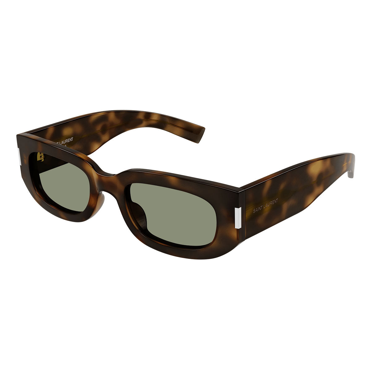 Saint Laurent Occhiali da Sole SL 697 002 Marrone/Verde Unisex