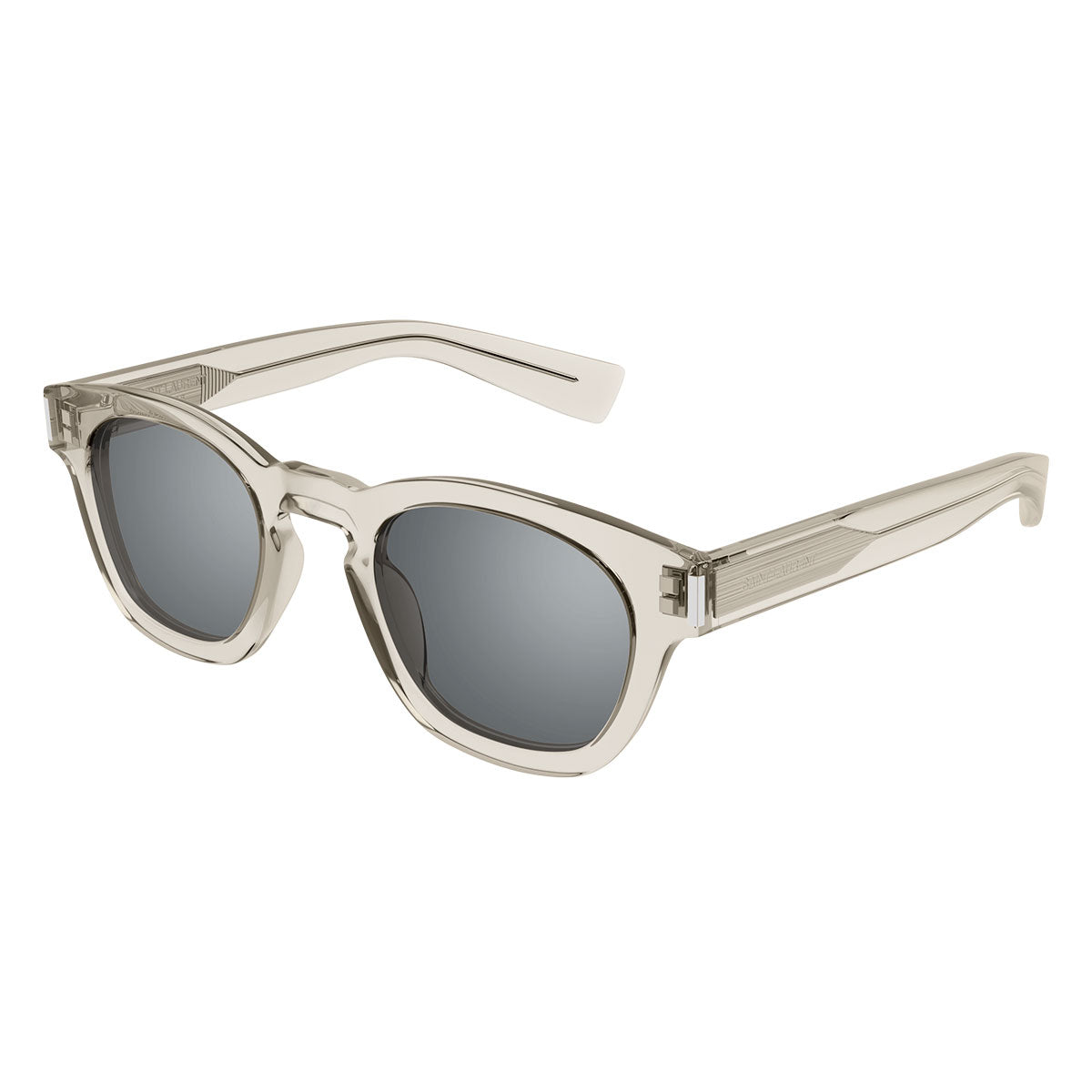 Saint Laurent Occhiali da Sole SL 746 004 Beige/Argento Unisex