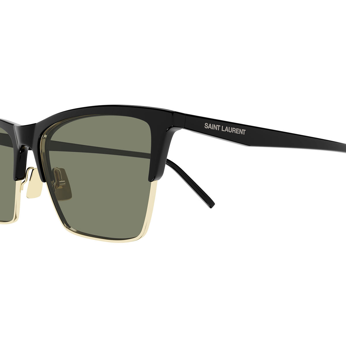 Saint Laurent Occhiali da Sole SL 767 001 Nero/Verde Donna
