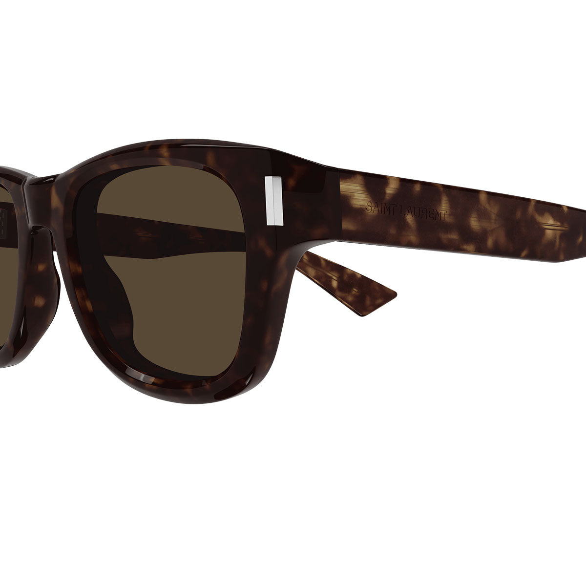 Saint Laurent Occhiali da Sole SL 801 002 Marrone/Marrone Uomo