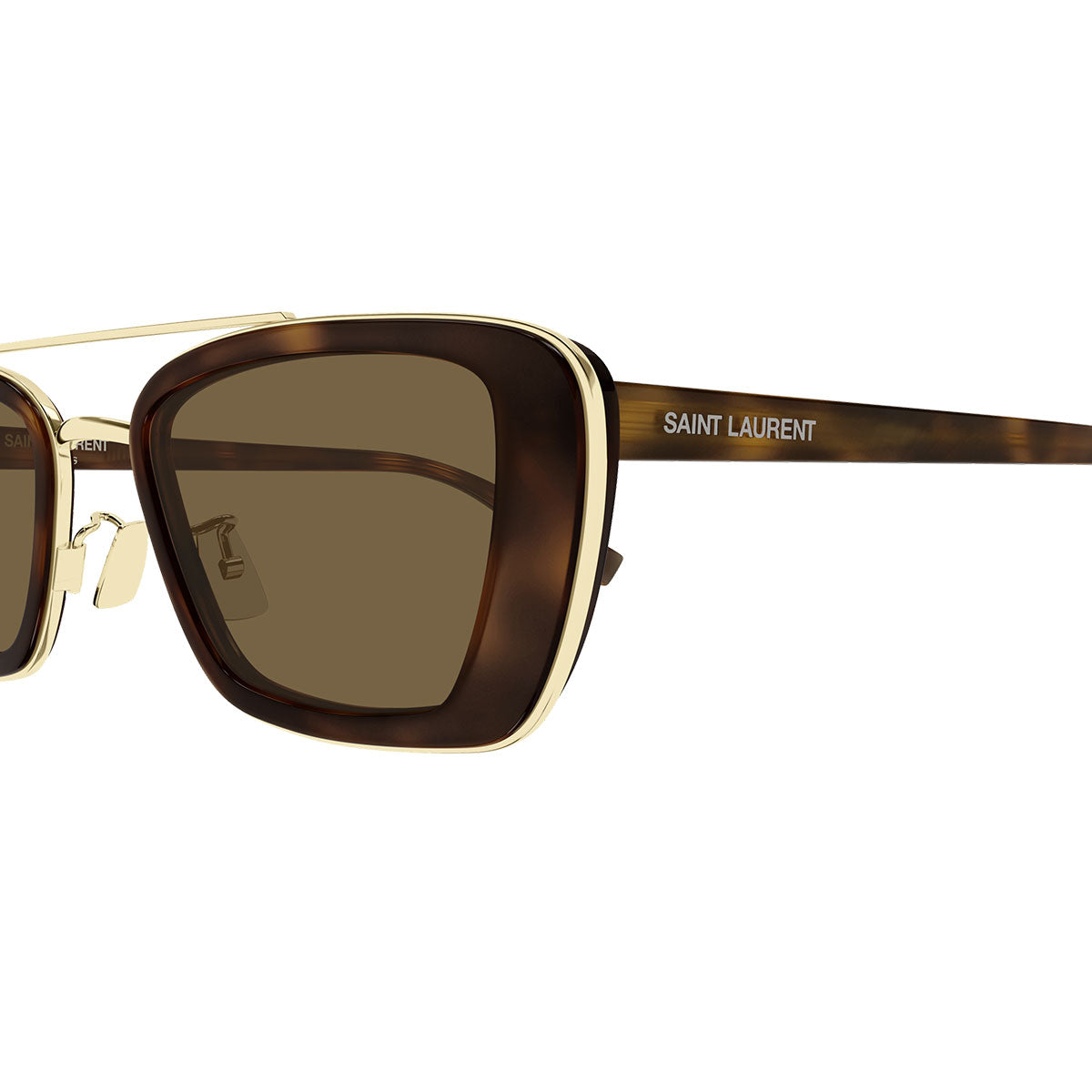 Saint Laurent Occhiali da Sole SL 825 002 Marrone/Marrone Unisex