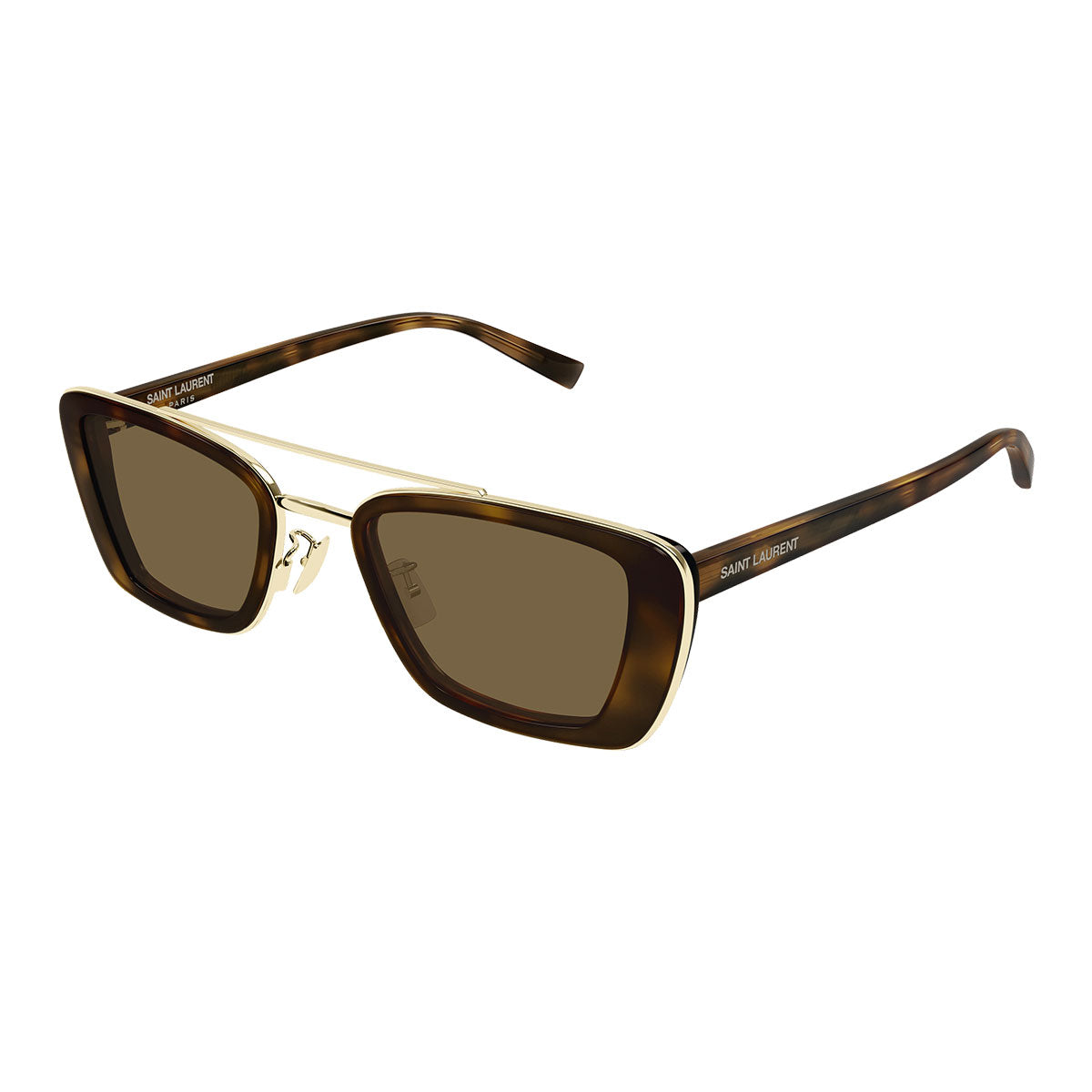 Saint Laurent Occhiali da Sole SL 825 002 Marrone/Marrone Unisex
