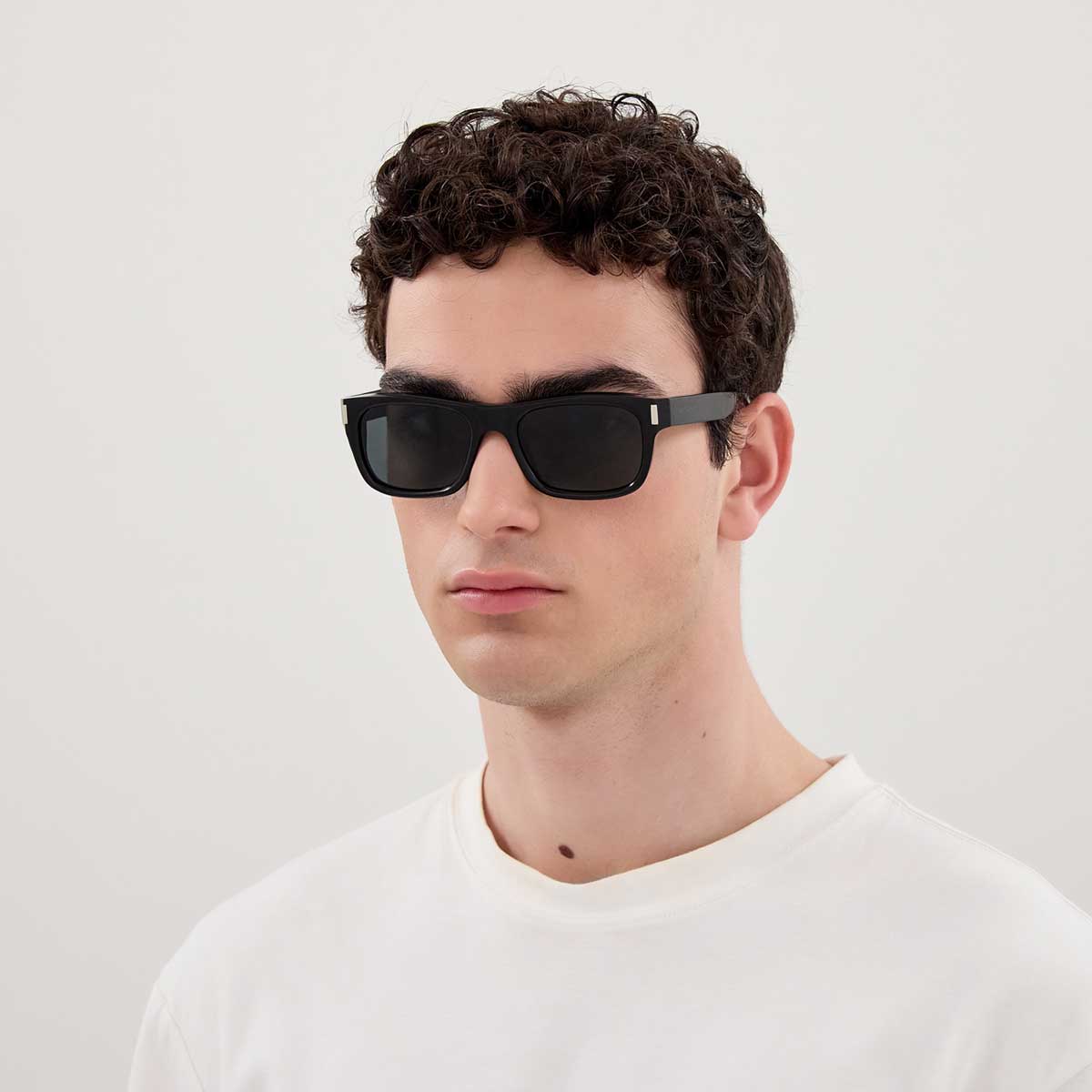 Saint Laurent Occhiali da Sole SL 83 001 Nero/Nero Uomo 4