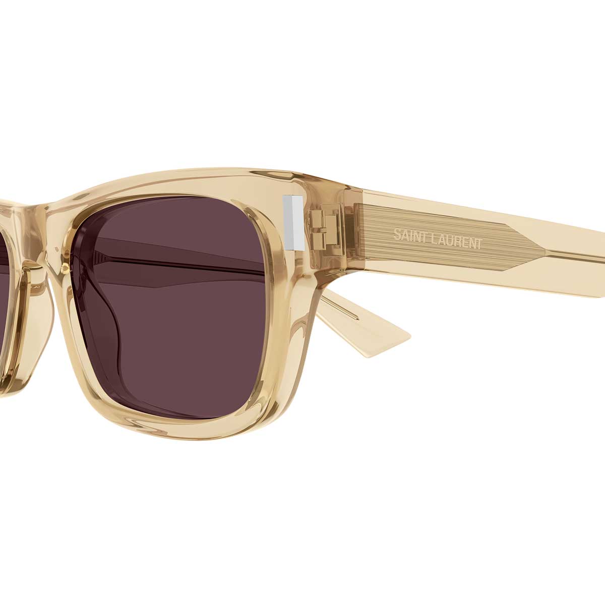 Saint Laurent Occhiali da Sole SL 83 005 Giallo/Viola Uomo 3