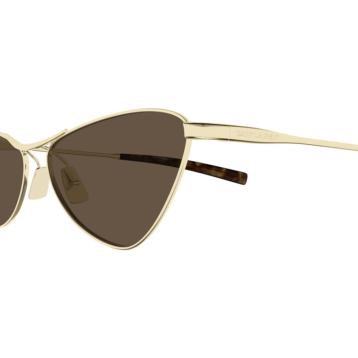 Saint Laurent Occhiali da Sole SL 830 004 Oro/Marrone Donna