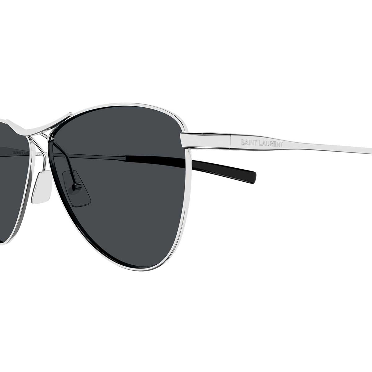 Saint Laurent Occhiali da Sole SL 831 VESPER 002 Argento/Grigio Donna 3