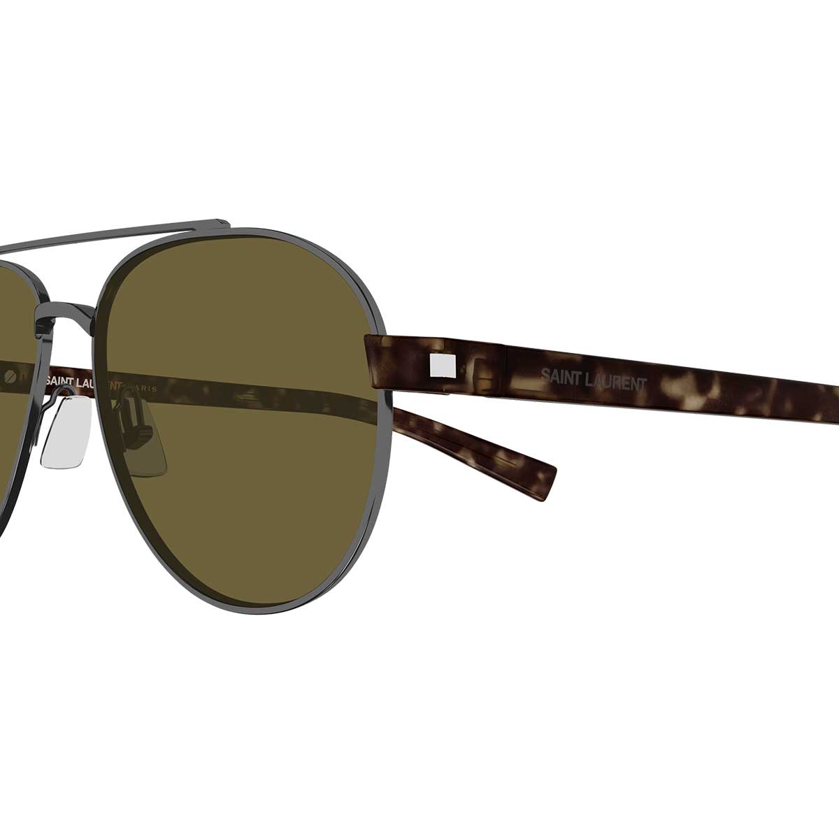 Saint Laurent Occhiali da Sole SL 843 004 RutenioMarrone/Marrone Uomo 3
