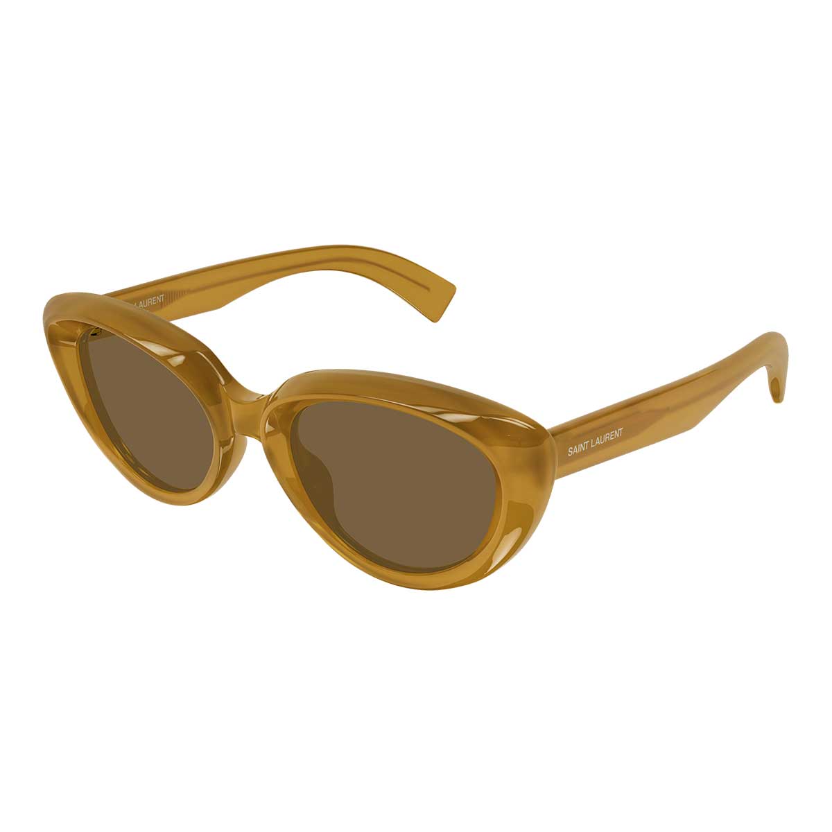 Saint Laurent Occhiali da Sole SL 859 004 Giallo/Marrone Donna 2