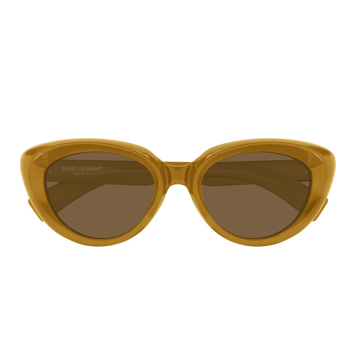 Saint Laurent Occhiali da Sole SL 859 004 Giallo/Marrone Donna