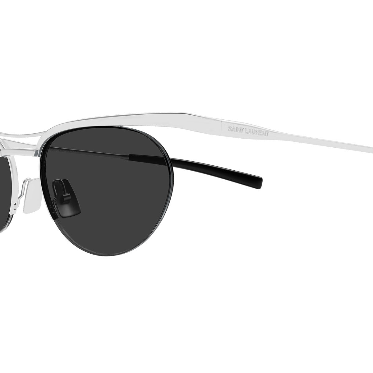 Saint Laurent Occhiali da Sole SL 862 002 Argento/Grigio Unisex