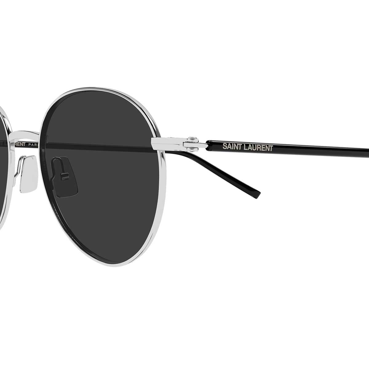 Saint Laurent Occhiali da Sole SL 865 002 ArgentoNero/Grigio Uomo