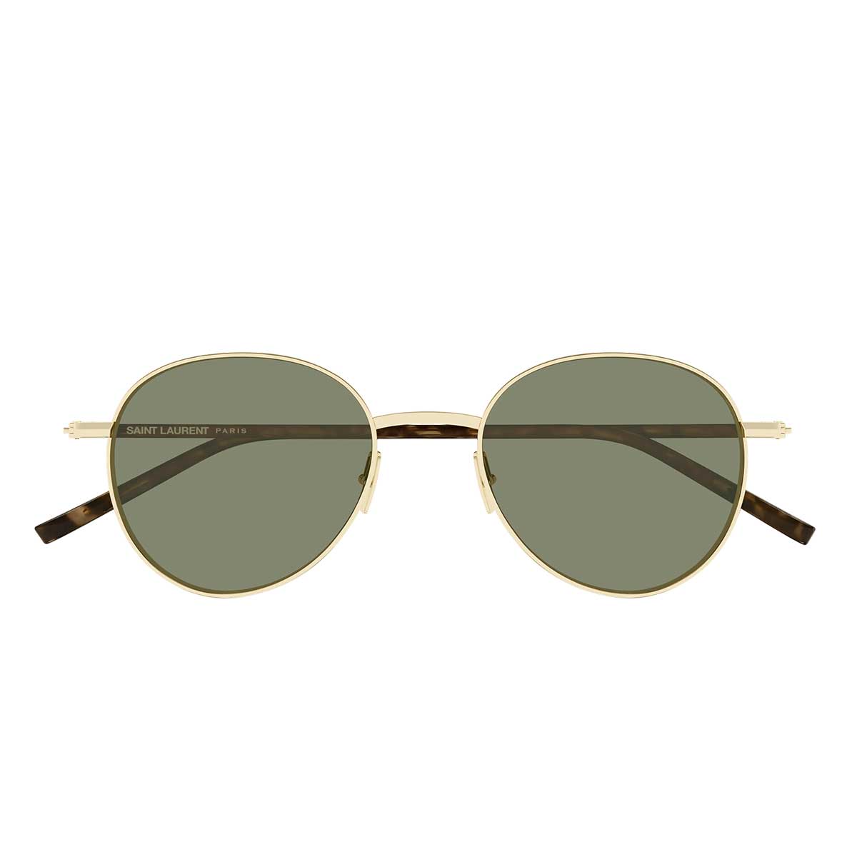 Saint Laurent Occhiali da Sole SL 865 003 OroMarrone/Verde Uomo
