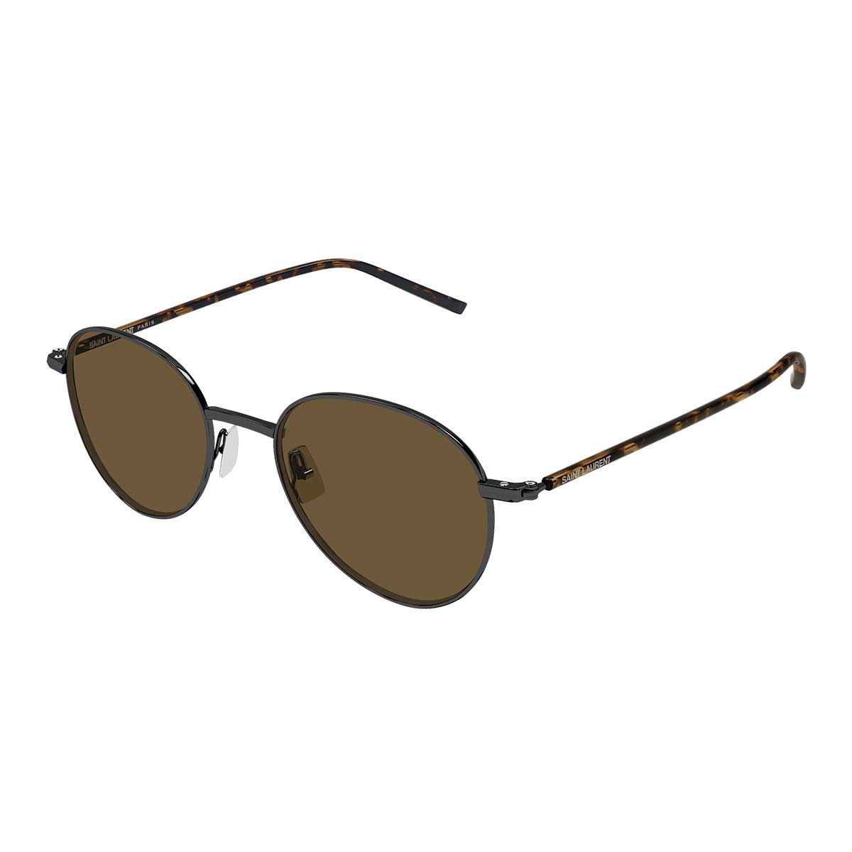 Saint Laurent Occhiali da Sole SL 865 004 RutenioMarrone/Marrone Uomo