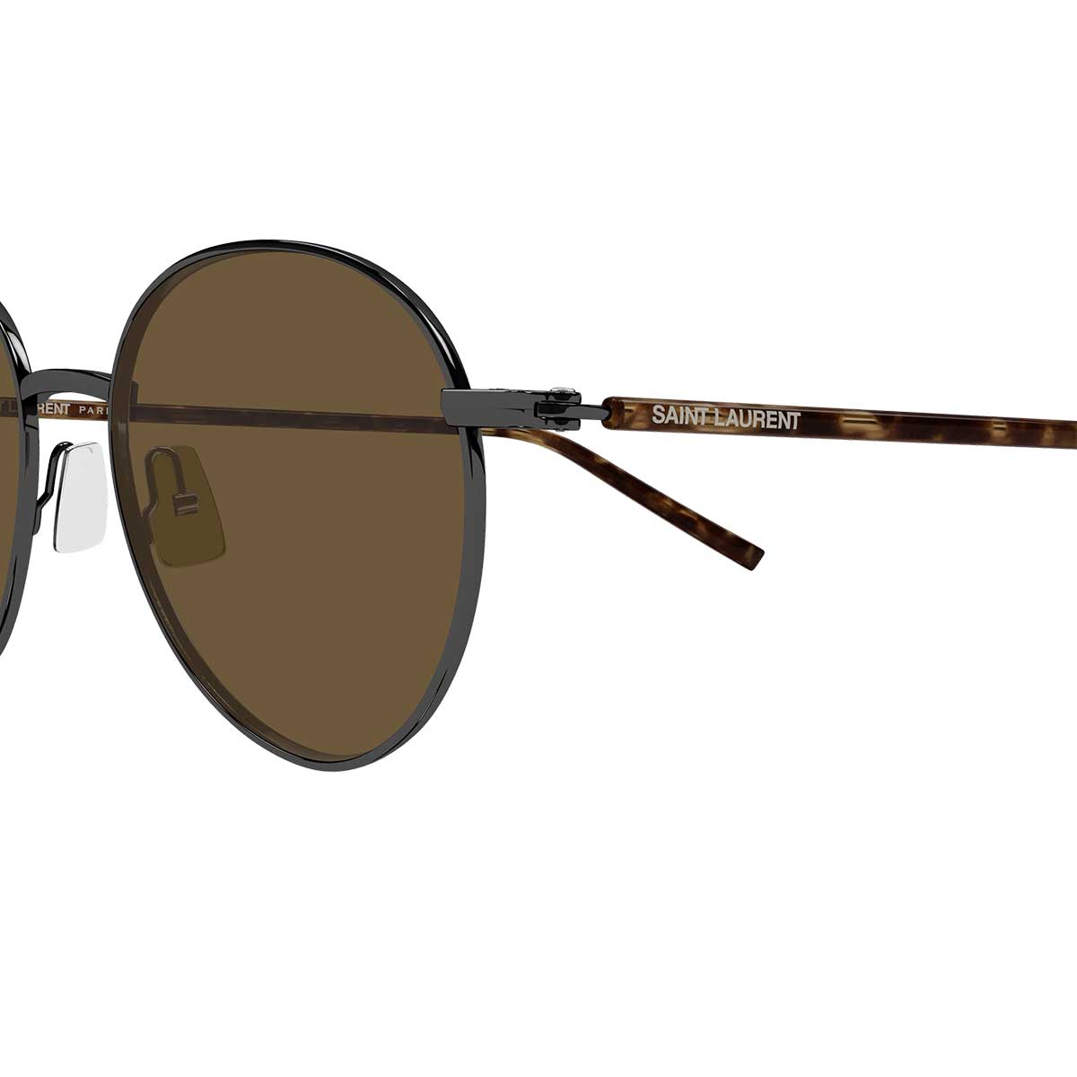 Saint Laurent Occhiali da Sole SL 865 004 RutenioMarrone/Marrone Uomo