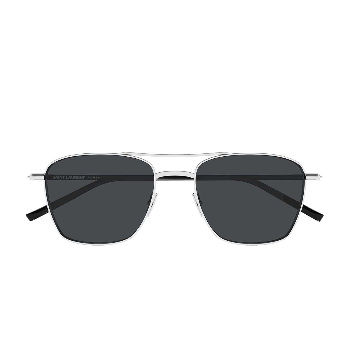 Saint Laurent Occhiali da Sole SL 866 002 ArgentoNero/Grigio Uomo