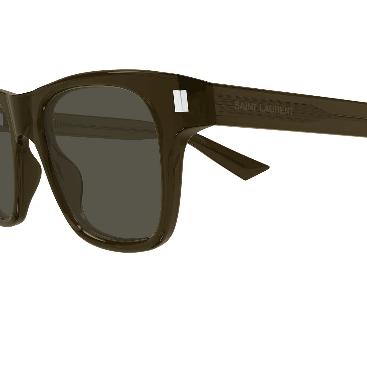 Saint Laurent Occhiali da Sole SL 875 004 Marrone/Grigio Uomo