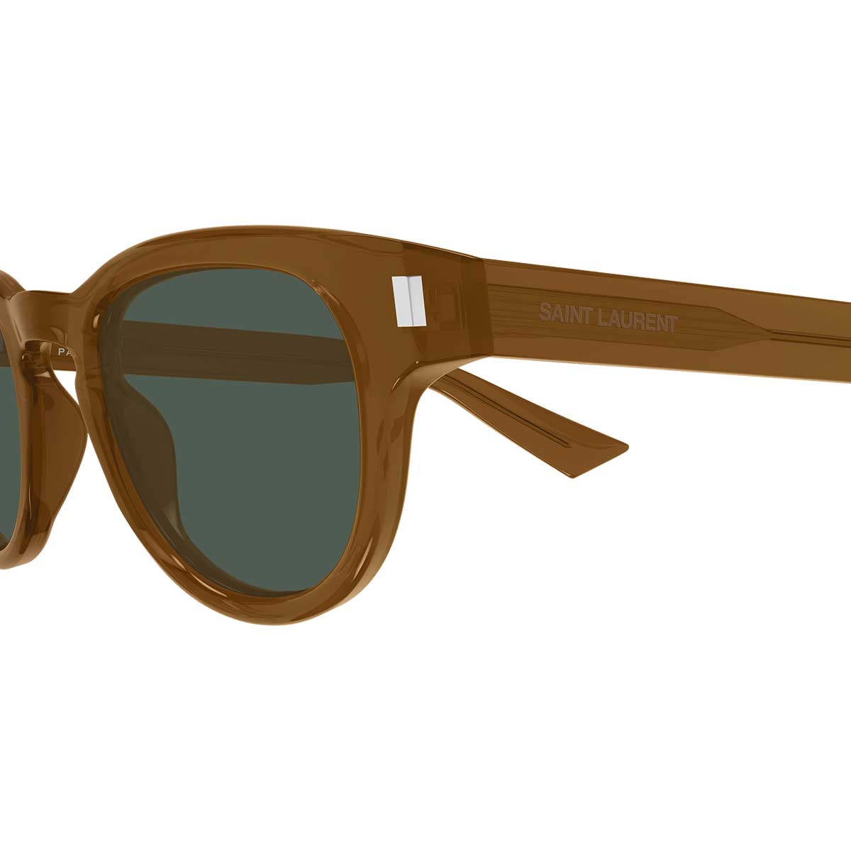 Saint Laurent Occhiali da Sole SL 876 005 Marrone/Verde Uomo 3