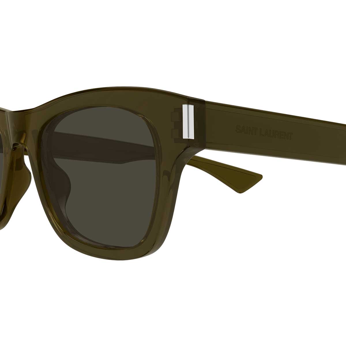 Saint Laurent Occhiali da Sole SL 877 004 Marrone/Grigio Uomo 3