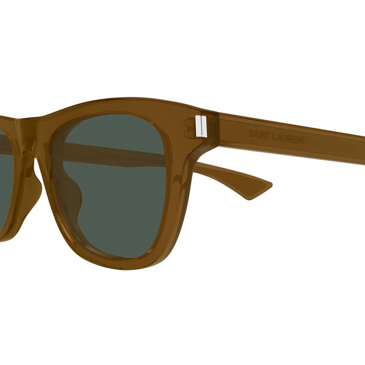 Saint Laurent Occhiali da Sole SL 879 005 Marrone/Verde Uomo 3