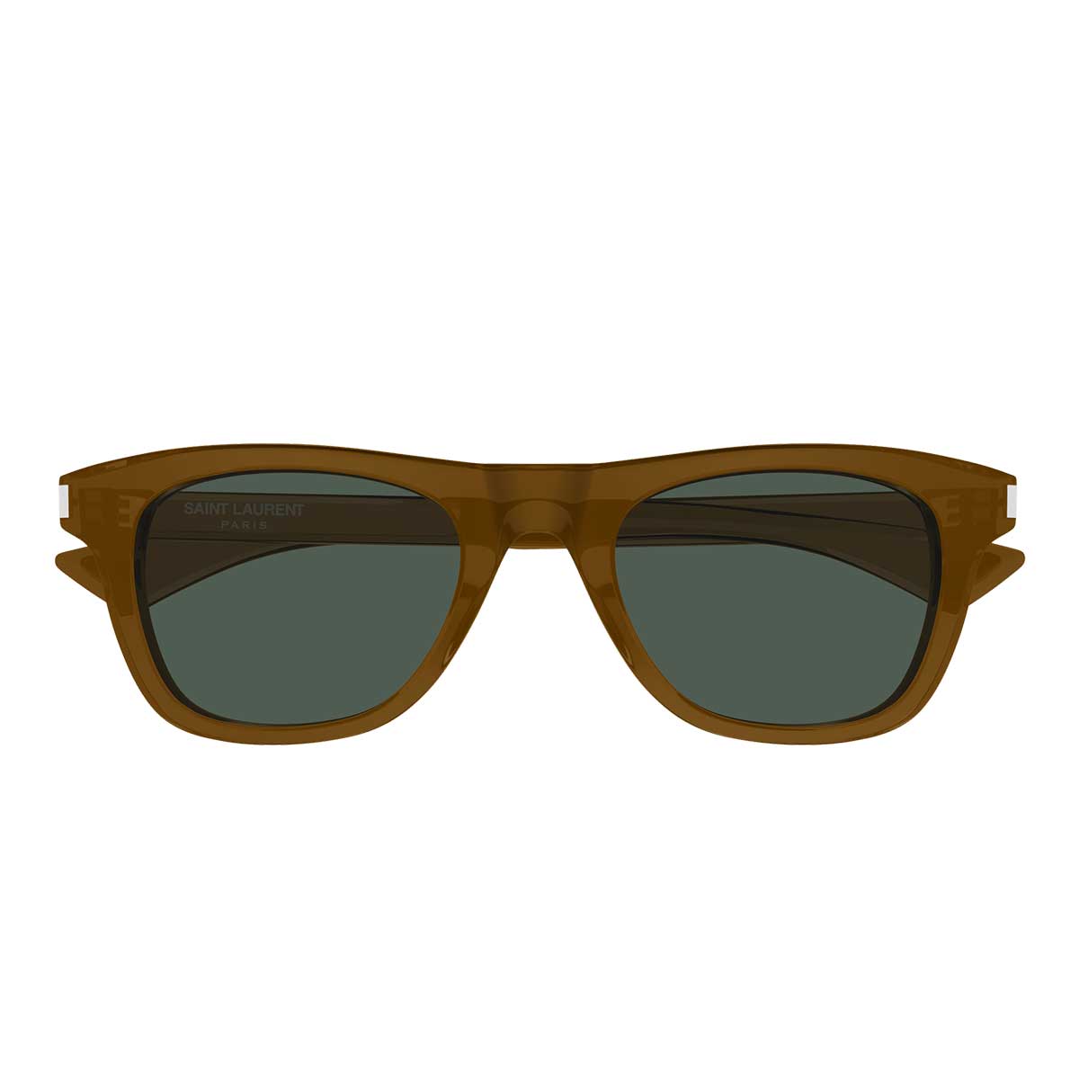 Saint Laurent Occhiali da Sole SL 879 005 Marrone/Verde Uomo