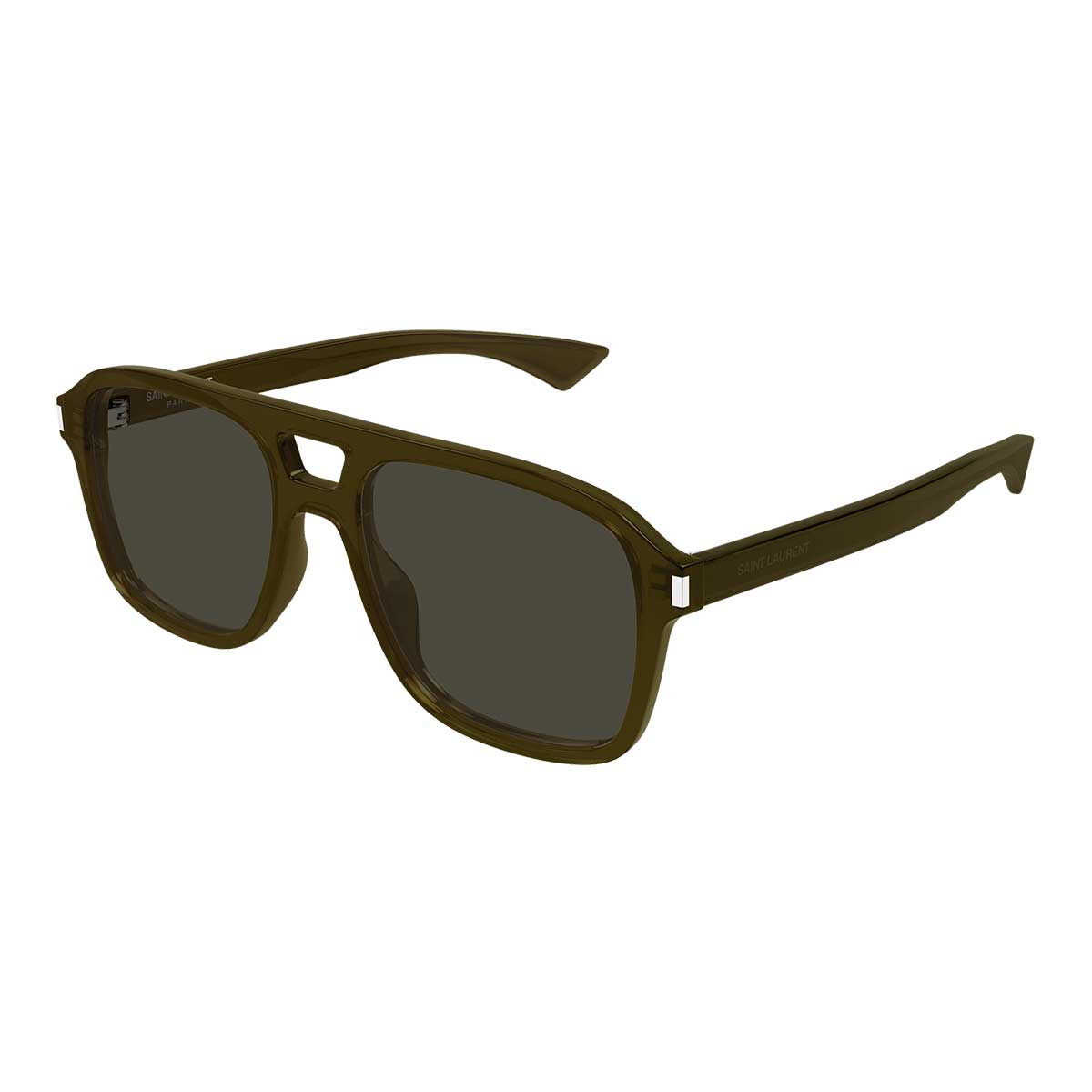Saint Laurent Occhiali da Sole SL 881 004 Marrone/Grigio Uomo 2
