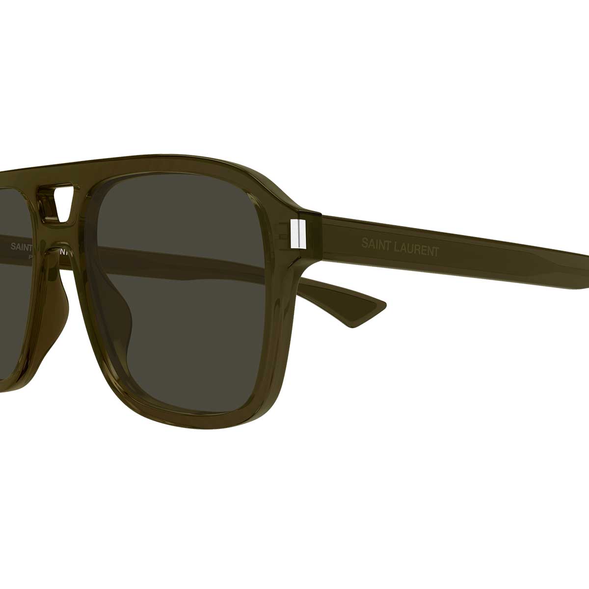 Saint Laurent Occhiali da Sole SL 881 004 Marrone/Grigio Uomo 3
