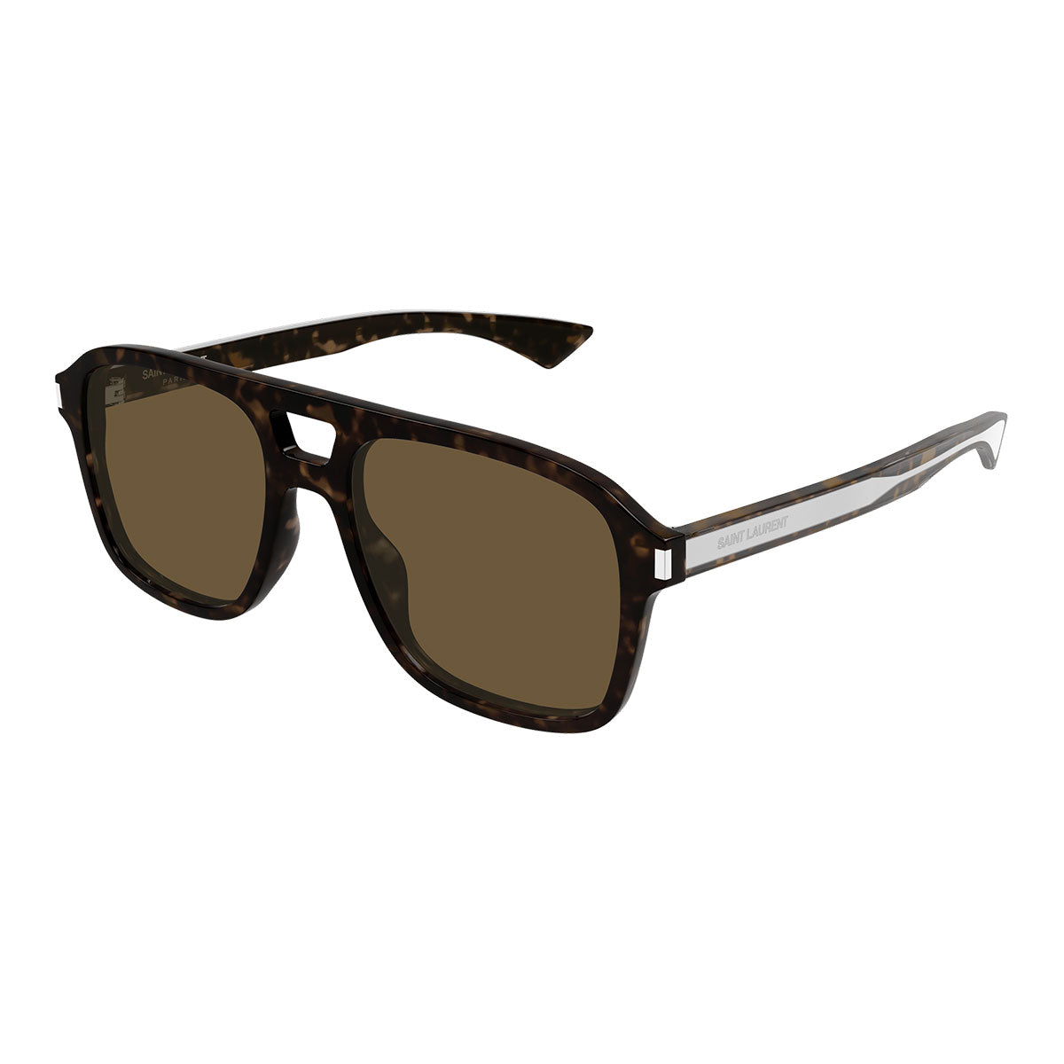 Saint Laurent Occhiali da Sole SL 881 006 Marrone/Marrone Uomo 2