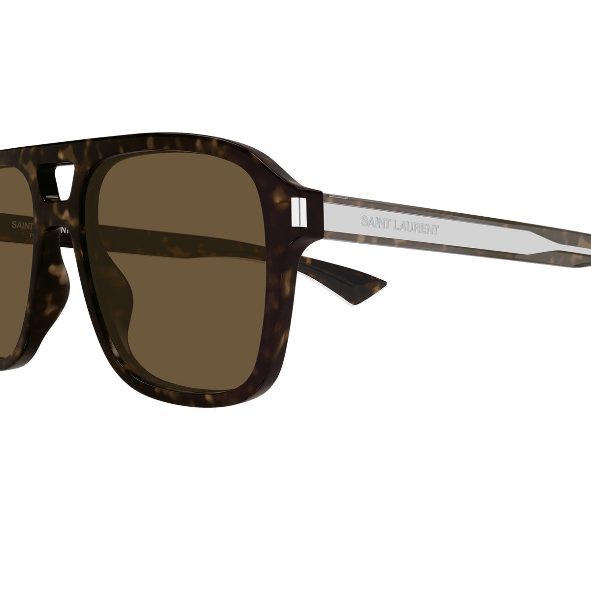 Saint Laurent Occhiali da Sole SL 881 006 Marrone/Marrone Uomo 3