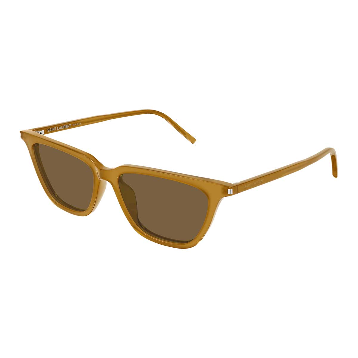 Saint Laurent Occhiali da Sole SL 889 SULPICE THIN 004 Giallo/Marrone Donna 2