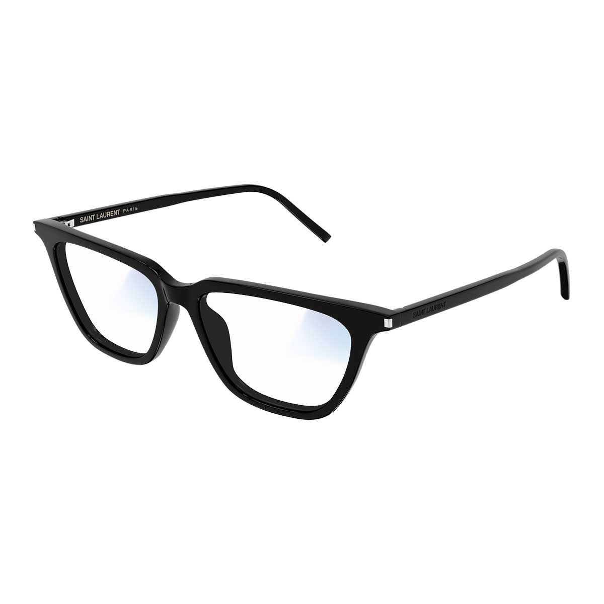 Saint Laurent Occhiali da Sole SL 889 SULPICE THIN 006 Nero/Trasparente Donna Fotocromatici 4