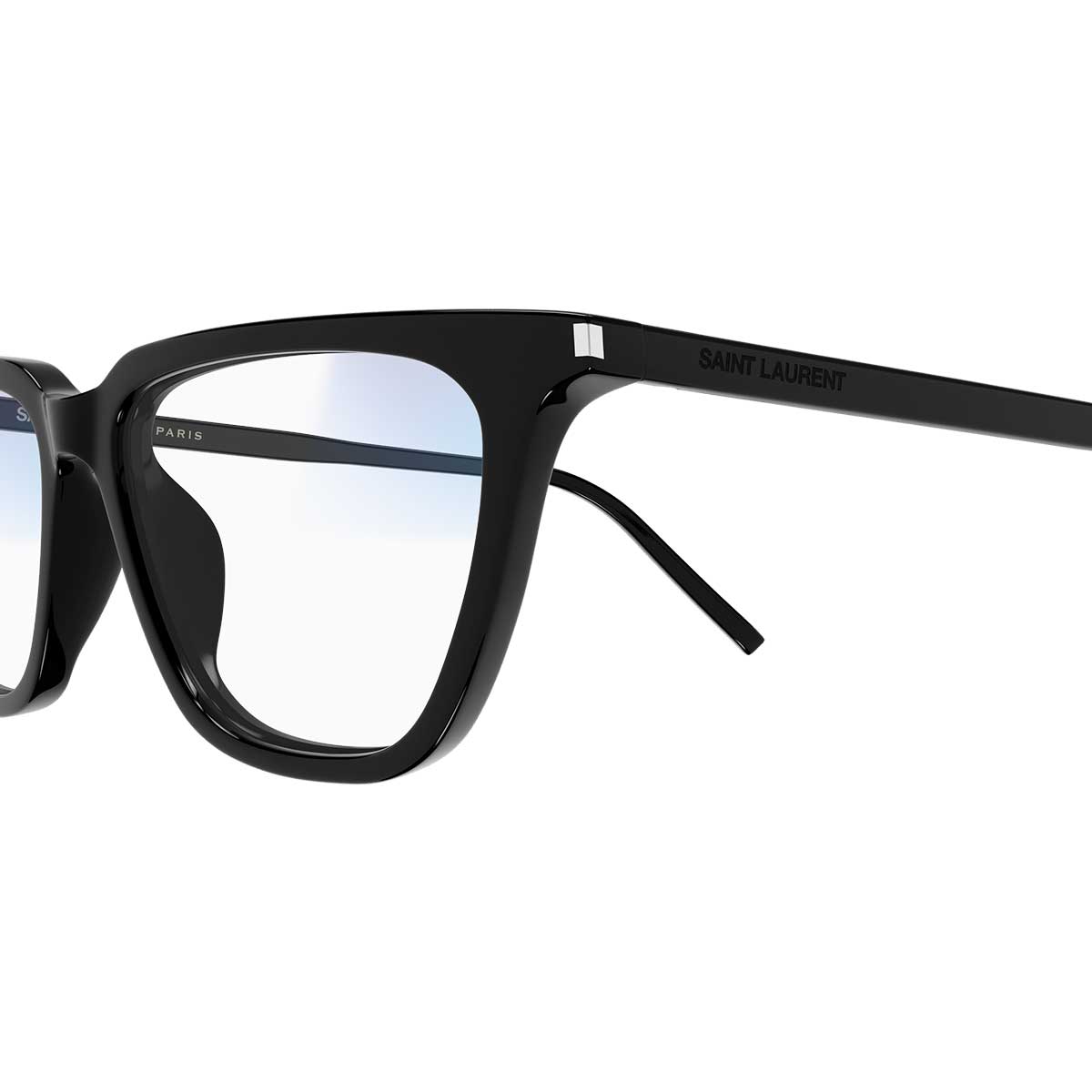 Saint Laurent Occhiali da Sole SL 889 SULPICE THIN 006 Nero/Trasparente Donna Fotocromatici 5