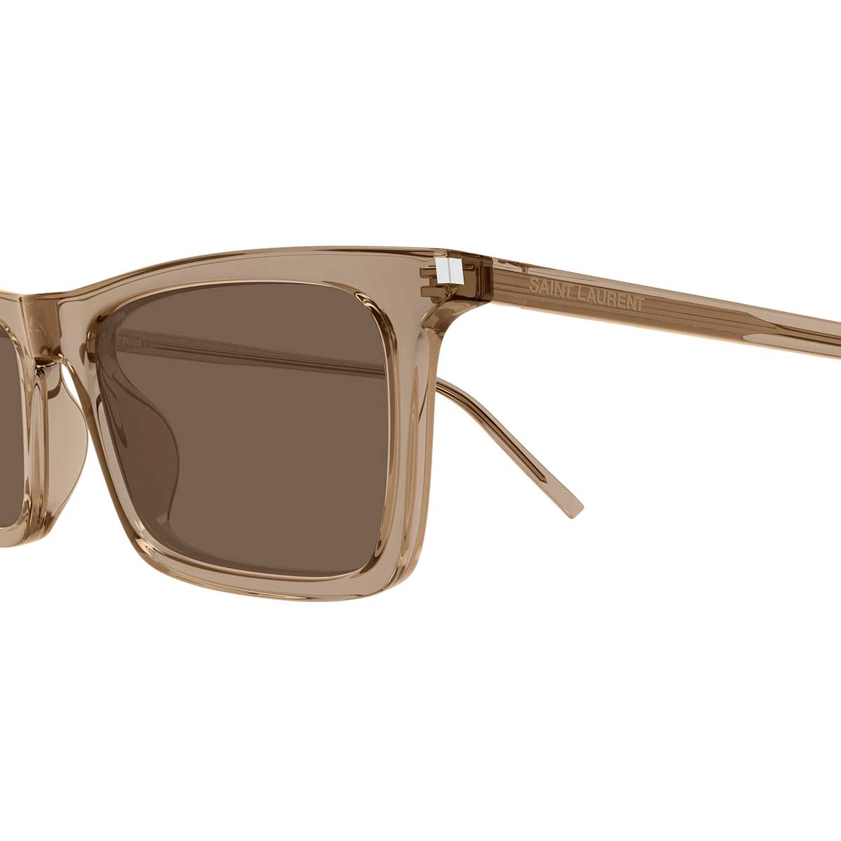 Saint Laurent Occhiali da Sole SL 890 BETTY THIN 005 Marrone/Marrone Donna 3