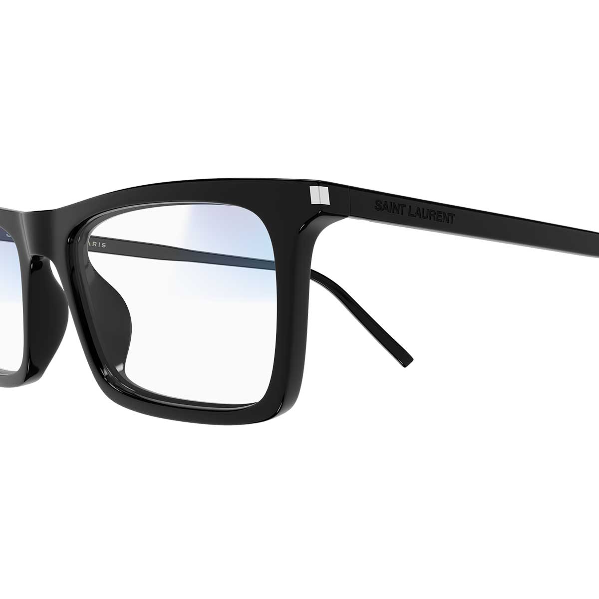 Saint Laurent Occhiali da Sole SL 890 BETTY THIN 006 Nero/Trasparente Donna Fotocromatici 5