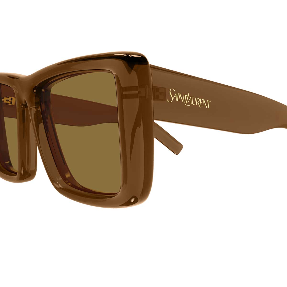 Saint Laurent Occhiali da Sole SL 900 HOWL 007 Marrone/Marrone Donna 3