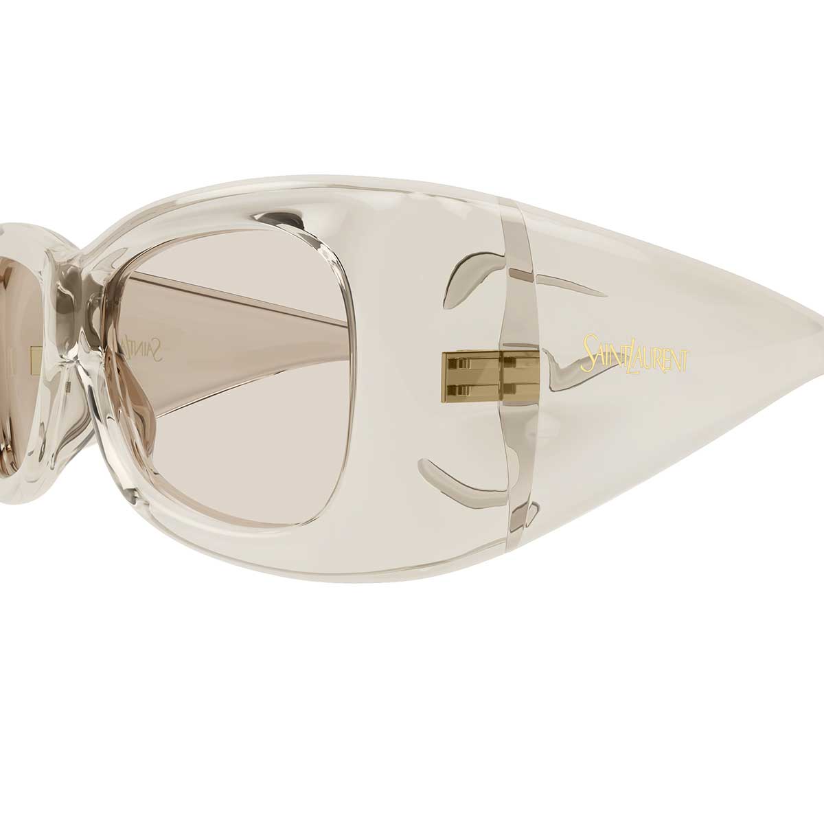 Saint Laurent Occhiali da Sole SL 901 HOWL 002 Beige/Marrone Donna 3